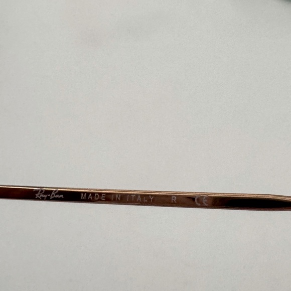 Ray-Ban RB 3447 Round Metal Sunglasses Lilac Lenses Boho Style Ray Ban Round - Picture 8 of 15